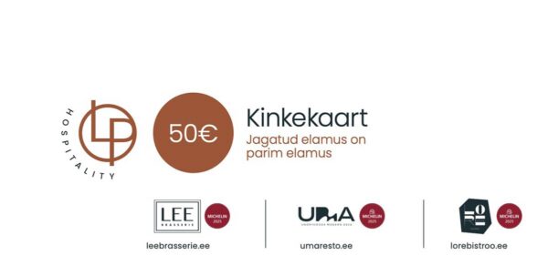 Digitaalne kinkekaart 50€