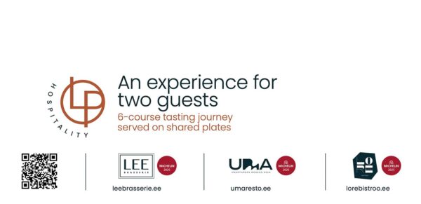 Digital gift card - an experience for two guests 130€